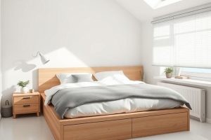 IKEAの壁面収納付きベッドで空間を有効活用 24 IKEAの壁面収納付きベッドで空間を有効活用