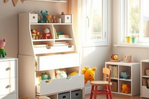 IKEAの子供用収納棚：機能性とデザイン性を兼ね備えた選択肢