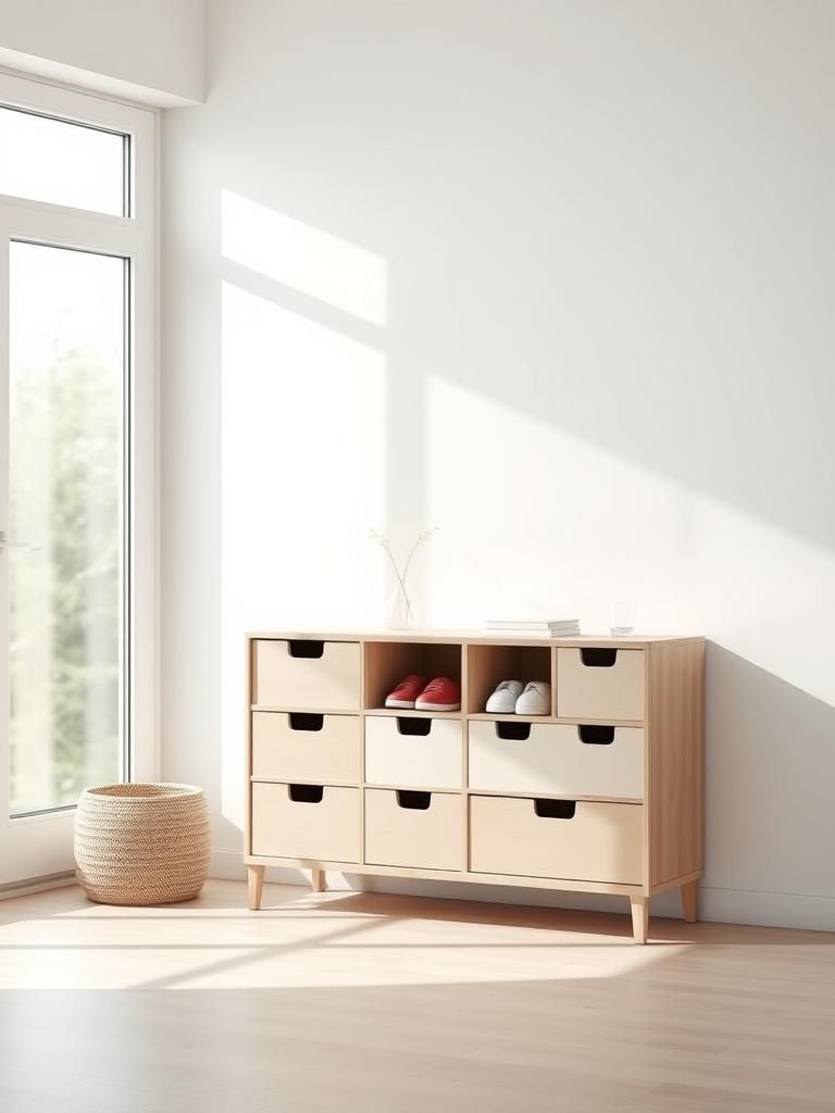 IKEAシューズボックスの重ね方：効率的な収納テクニック