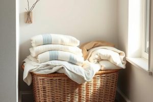 ikea ラタンバスケットでナチュラル収納 5 ikea ラタンバスケットでナチュラル収納