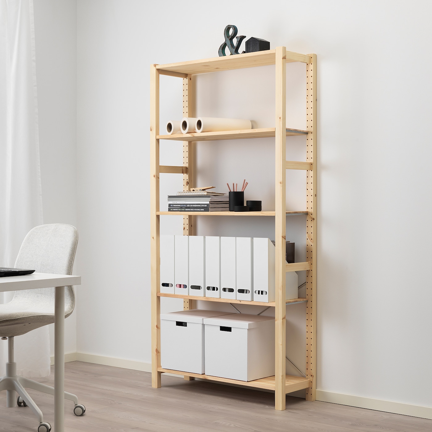 ikea 木製棚のデザインと使い方 2 ivar shelving unit pine 0910176 pe669741 s5