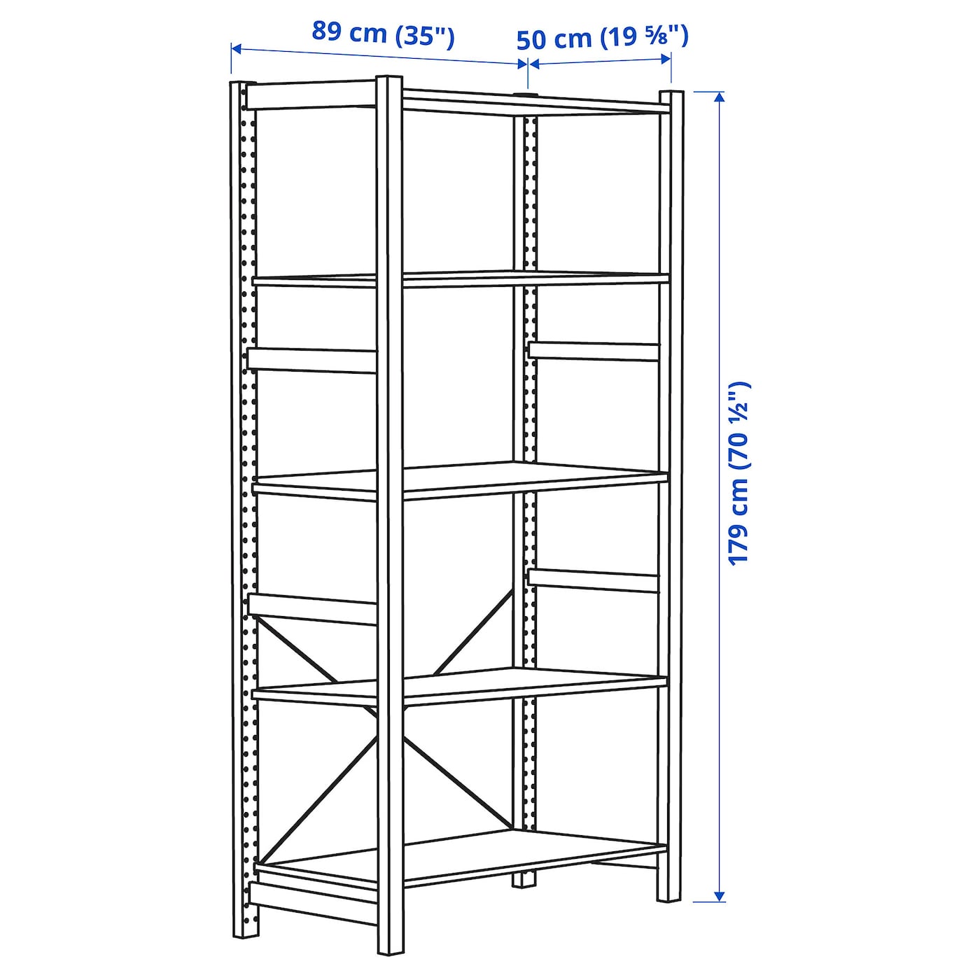 ikea 木製棚のデザインと使い方 5 ivar shelving unit pine 1056605 pe848411 s5